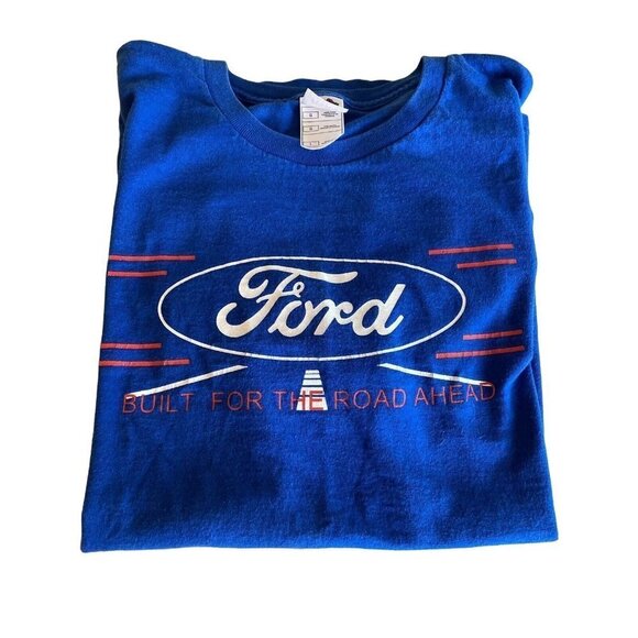 Ford Truck Blue Built for the Road Ahead T-Shirt Size Large - Picture 1 of 6